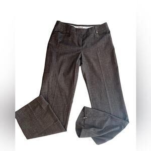 Coldwater Creek Trousers Pants Women 8 Gray Chino Mid Rise Straight Cargo Pocket